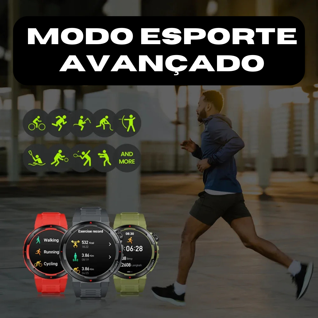 Smartwatch Zeblaze Ares 3 Plus AMOLED experiência interativa 3D - Lançamento 2025