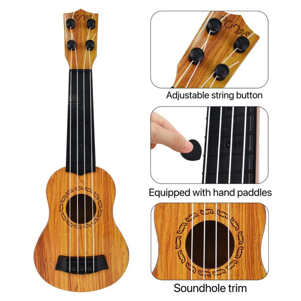 Violão de Brinquedo 35cm para Crianças – Introdução a Música e Diversão