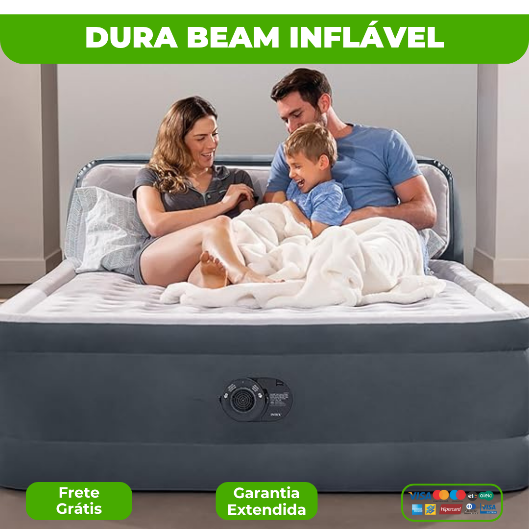 DuraBeam - Colchão Inflável + Brindes [Pague 1 Leve 2]