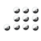kit com 10 unidades Localizador em Tempo Real - Mi Tag
