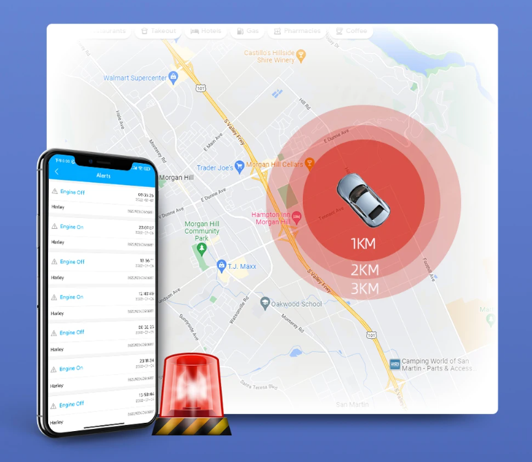 GPS veicular via satélite 4G - Global tracker