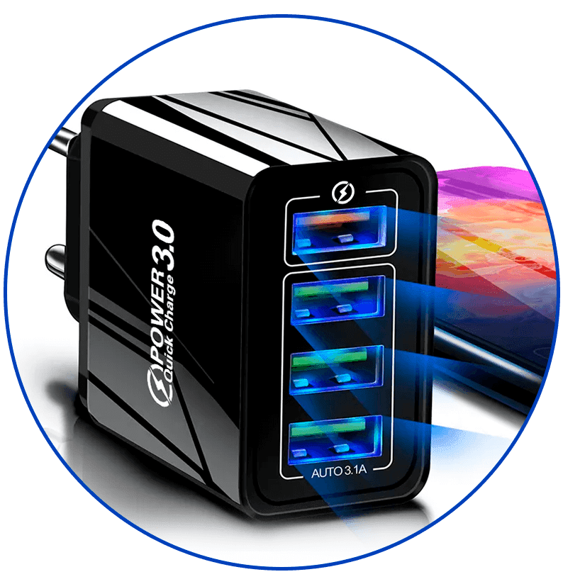 Carregador Ultra Rápido - Quick Charge 3.0 - Ly Store